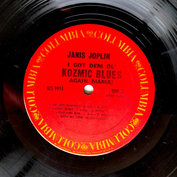Janis Joplin : I Got Dem Ol' Kozmic Blues Again Mama! (LP, Album, RP)