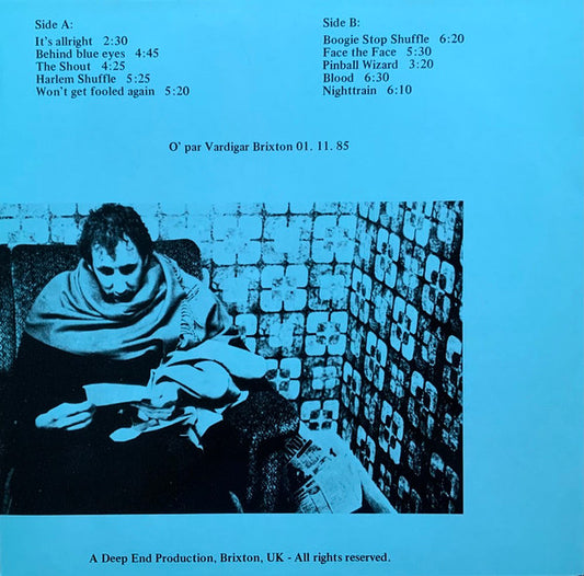 Pete Townshend & Deep End (5) : O'par Vardigar (LP, Unofficial, Boo)
