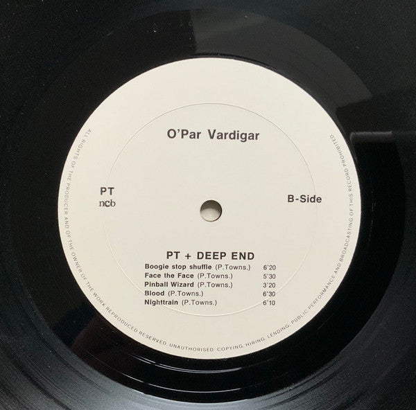 Pete Townshend & Deep End (5) : O'par Vardigar (LP, Unofficial, Boo)
