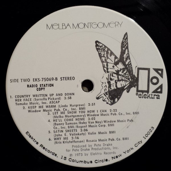 Melba Montgomery : Melba Montgomery (LP, Album, Promo)