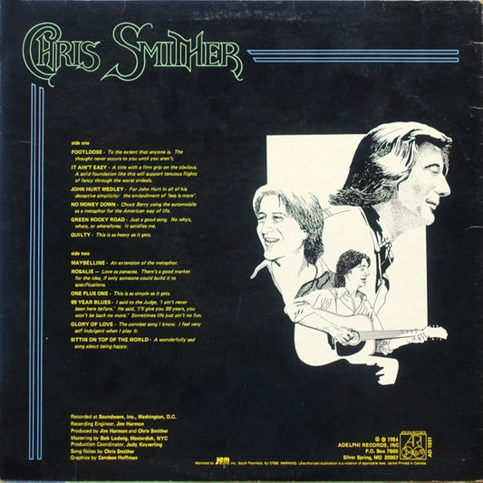 Chris Smither : It Ain't Easy (LP, Album)