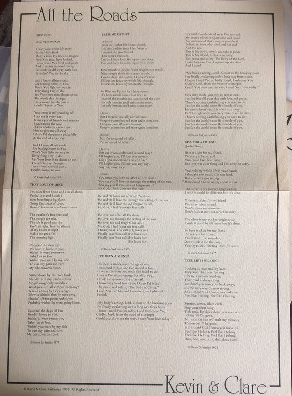 Kevin & Clare : All The Roads (LP)