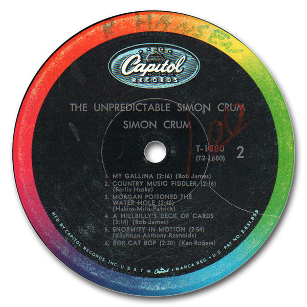 Simon Crum : The Unpredictable Simon Crum (LP, Mono)