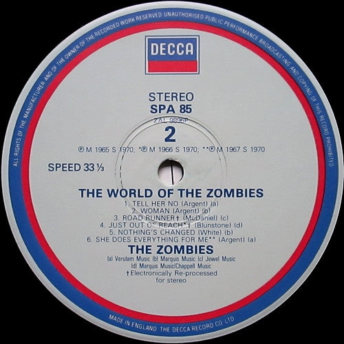 The Zombies : The World Of The Zombies (LP, Comp, RP)