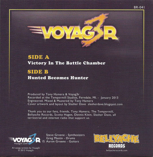 Voyag3r : Victory In The Battle Chamber (7", Ltd)