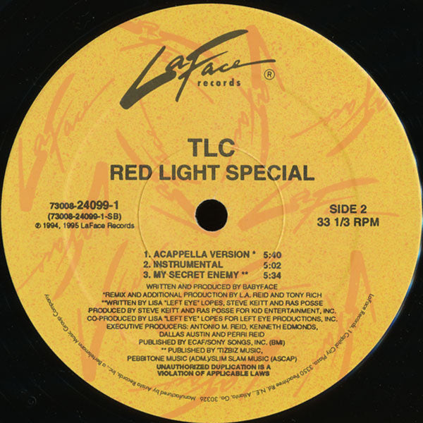 TLC : Red Light Special (12")
