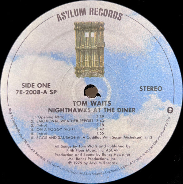 Tom Waits : Nighthawks At The Diner (2xLP, Album, RE, SP,)