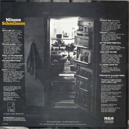Nilsson* : Nilsson Schmilsson (LP, Album, M/Print, RE, RP, Ind)