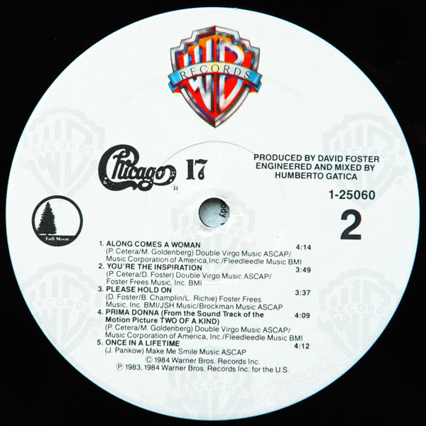 Chicago (2) : Chicago 17 (LP, Album, Ltd, Promo, All)