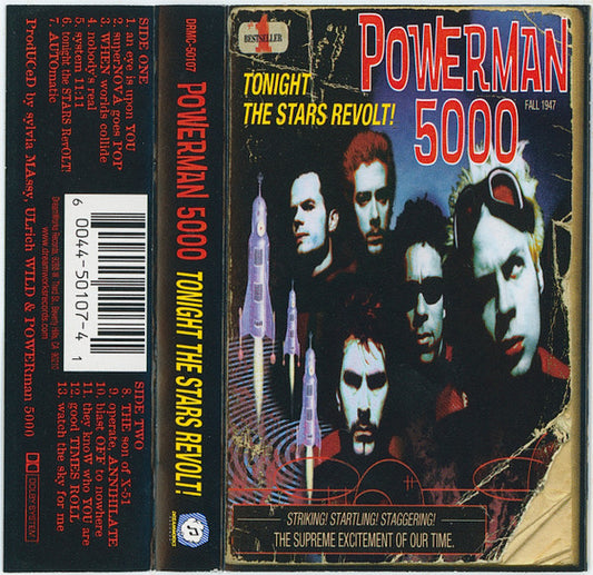 Powerman 5000 : Tonight The Stars Revolt! (Cass, Album)