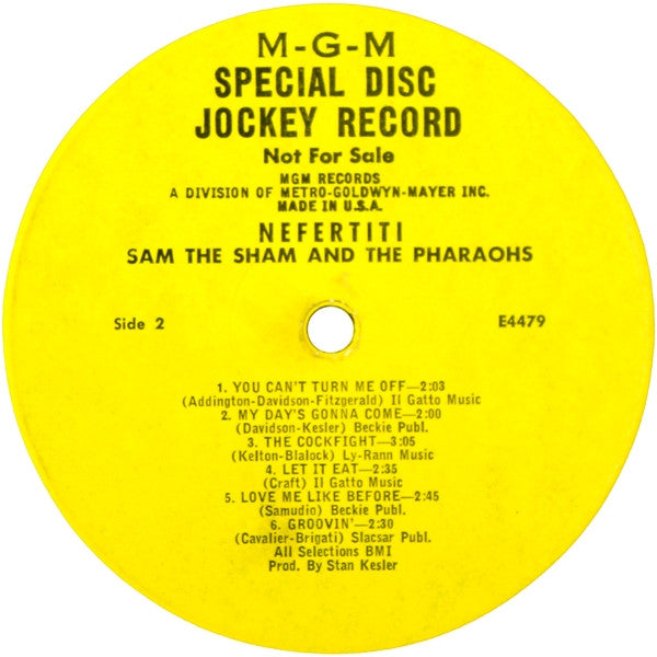 Sam The Sham And The Pharaohs* : The Sam The Sham Revue (LP, Album, Mono, Promo)