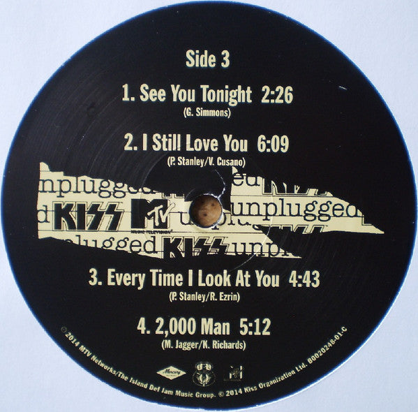 Kiss : MTV Unplugged (2xLP, Album, RE, 180)