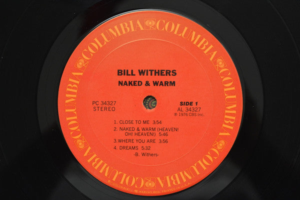 Bill Withers : Naked & Warm (LP, Album, San)