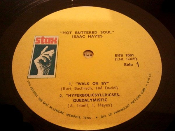 Isaac Hayes : Hot Buttered Soul (LP, Album)