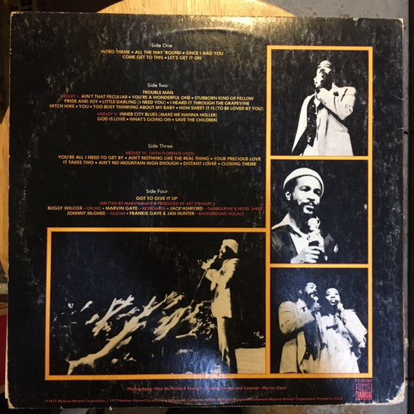 Marvin Gaye : Live At The London Palladium (2xLP, Album, Ric)