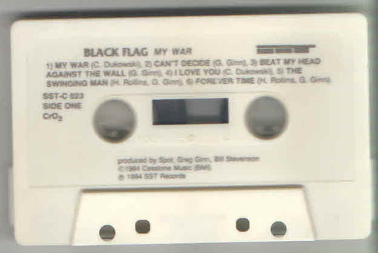 Black Flag : My War (Cass, Album, Whi)
