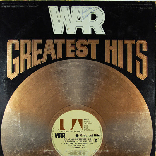 War : Greatest Hits (LP, Comp, Al)