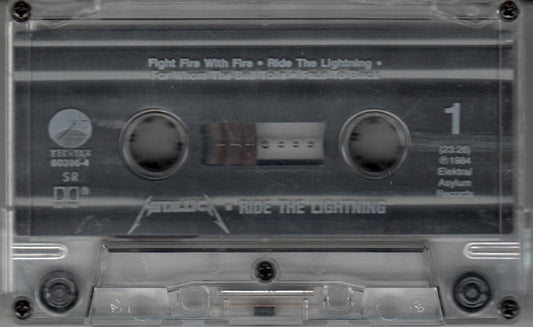 Metallica : Ride The Lightning (Cass, Album, RE, SR,)