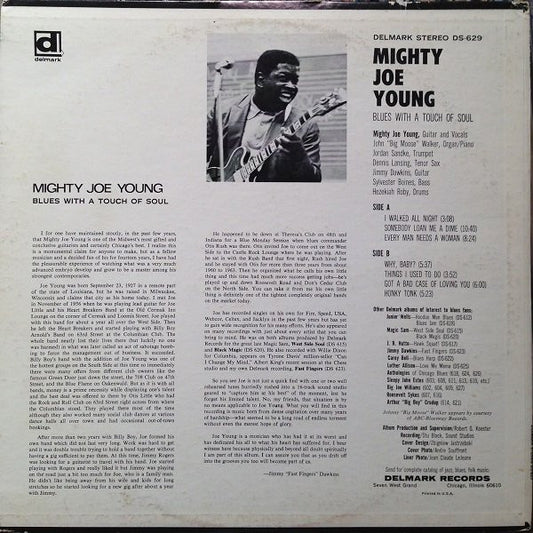 Mighty Joe Young : Blues With A Touch Of Soul (LP, Album)