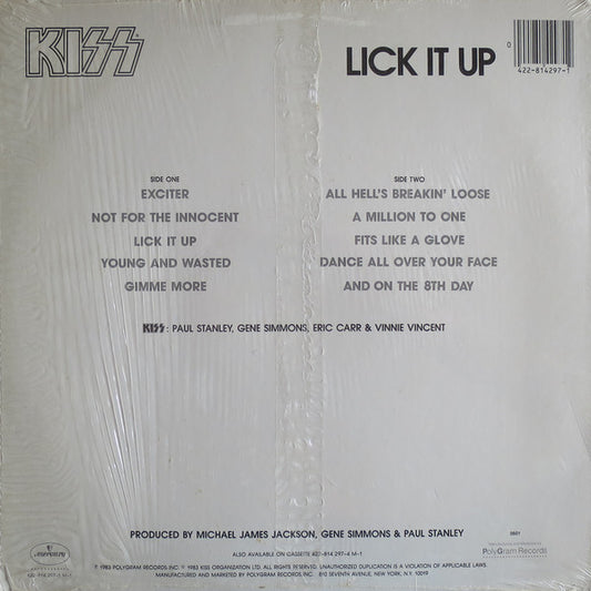 Kiss : Lick It Up (LP, Album, 53 )