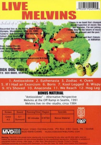 Melvins : Salad Of A Thousand Delights (DVD-V, RE, Multichannel, NTSC)