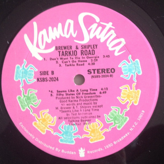 Brewer And Shipley : Tarkio (LP, Album, Mon)