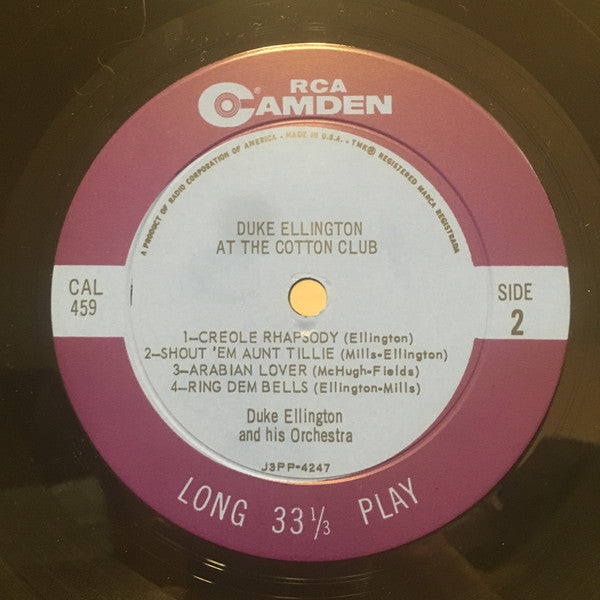 Duke Ellington And His Orchestra : At The Cotton Club (LP, Comp, Mono)