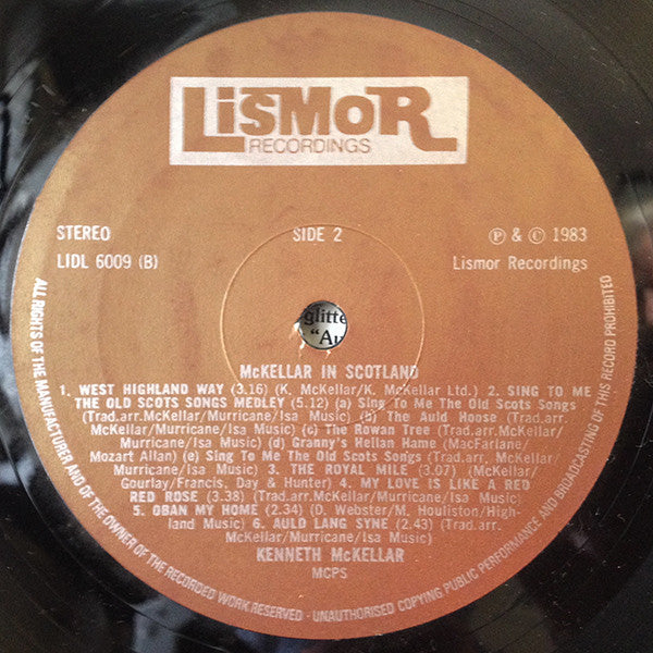 Kenneth McKellar : McKellar In Scotland (LP)