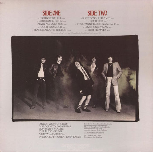 AC/DC : Highway To Hell (LP, Album, PR )