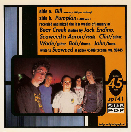 Seaweed : Bill (7", Single, Tur)