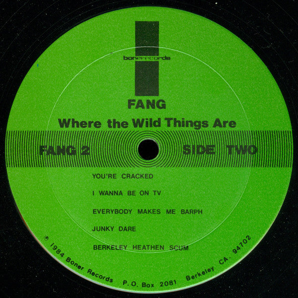 Fang (2) : Where The Wild Things Are (LP, RE)