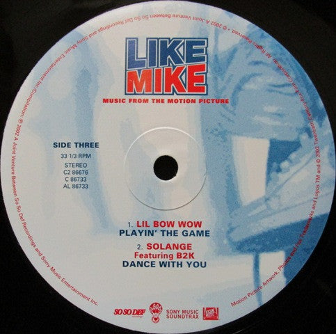 Various : Like Mike - Music From The Motion Picture (2xLP, Album, Comp)
