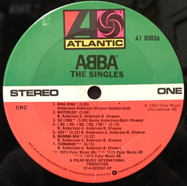 ABBA : The Singles / The First Ten Years (2xLP, Comp, Club)