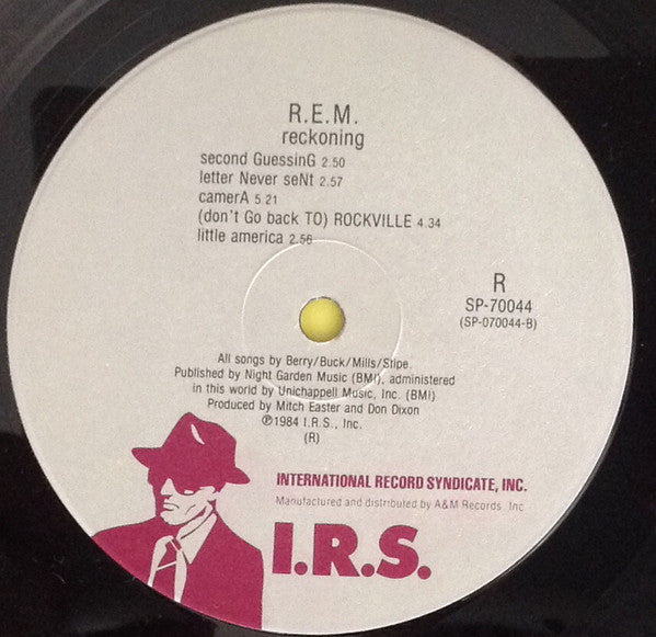 R.E.M. : Reckoning (LP, Album, (R))