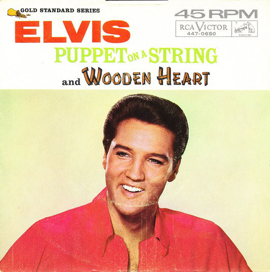 Elvis* : Puppet On A String / Wooden Heart (7", Roc)