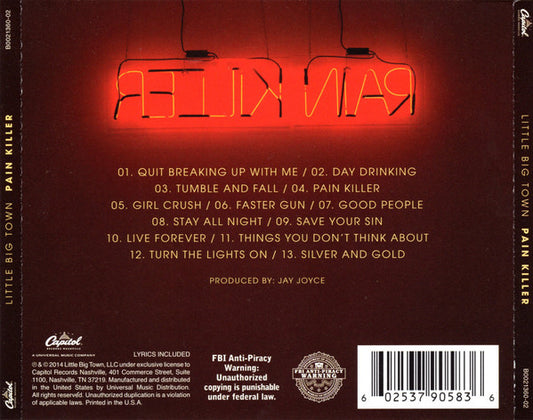 Little Big Town : Pain Killer (CD, Album)