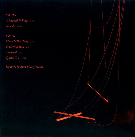 Rush : A Farewell To Kings (LP, Album, Gat)