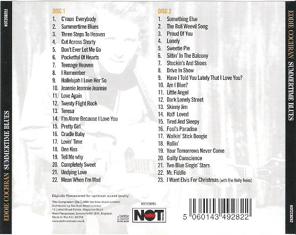 Eddie Cochran : Summertime Blues (2xCD, Comp, RM, Sli)