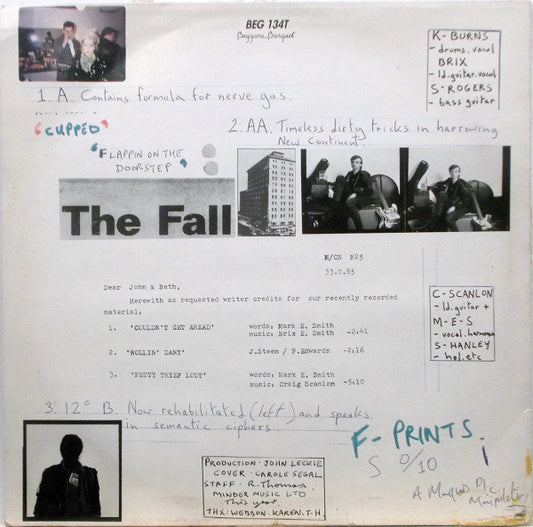 The Fall : Couldn't Get Ahead / Rollin' Dany (12", Single)