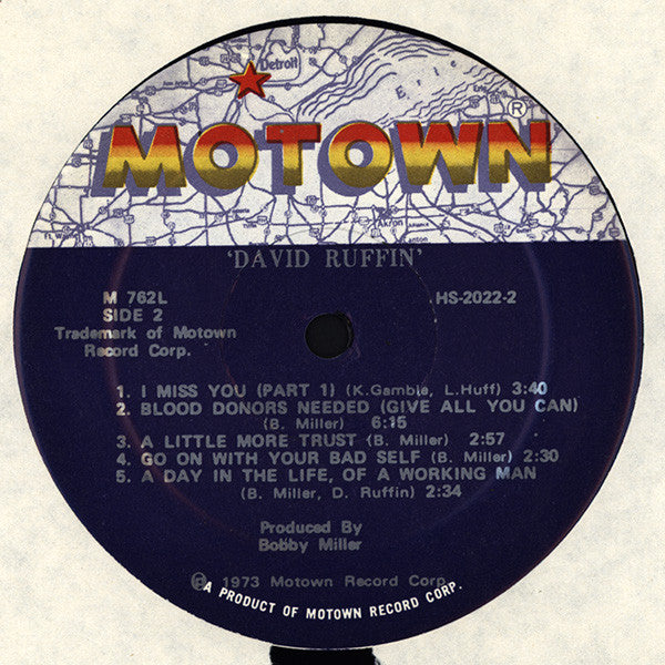 David Ruffin : David Ruffin (LP, Album)