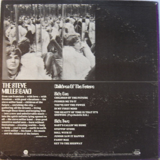 The Steve Miller Band* : Children Of The Future (LP, Album, RE, Win)