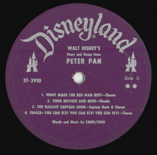 Ginny Tyler : Story And Songs From Peter Pan (LP, Album, RE)