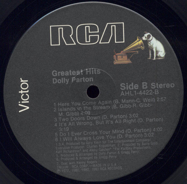 Dolly Parton : Greatest Hits (LP, Comp, RP, Ind)
