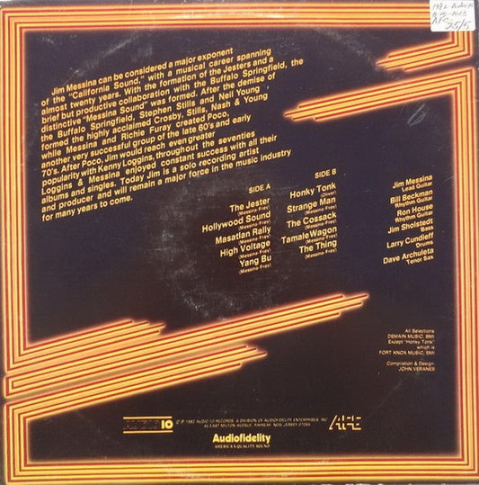 Jim Messina And The Jesters* : Jim Messina And The Jesters (LP, Album, RE)