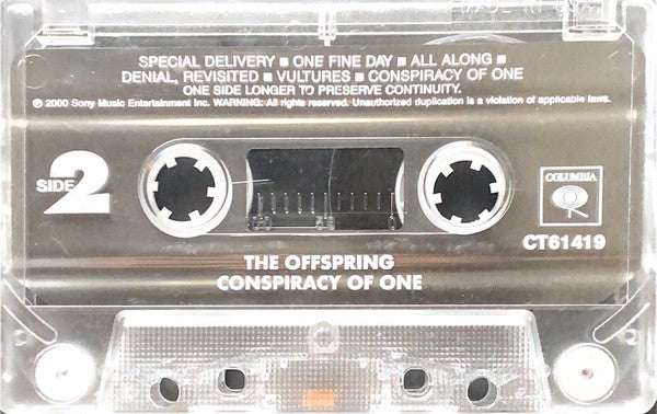 The Offspring : Conspiracy Of One (Cass, Album)