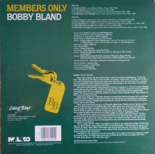 Bobby Bland : Members Only (LP, Album)