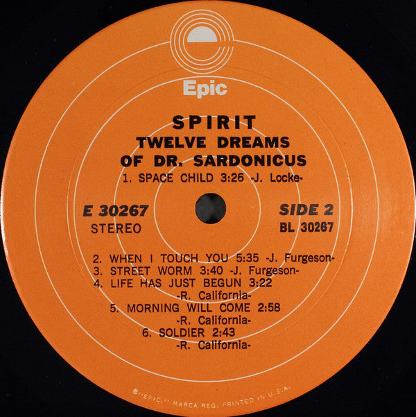 Spirit (8) : Twelve Dreams Of Dr. Sardonicus (LP, Album, RE, Pit)