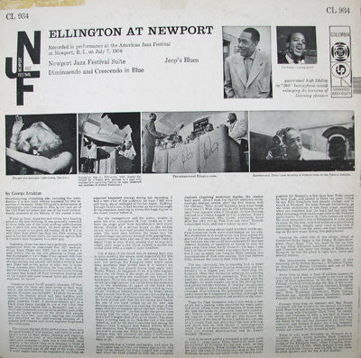 Duke Ellington And His Orchestra : Ellington At Newport (LP, Album, Mono, Promo)