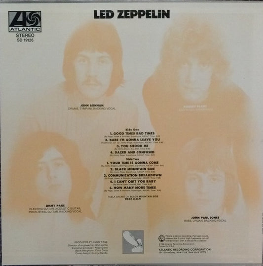 Led Zeppelin : Led Zeppelin (LP, Album, RE, Spe)