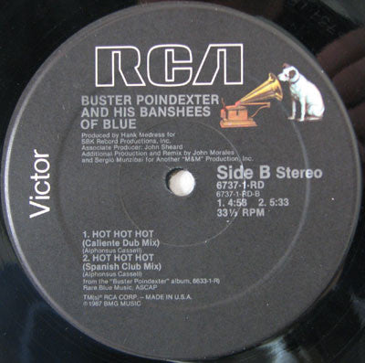 Buster Poindexter And His Banshees Of Blue : Hot Hot Hot (12")